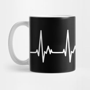 My Heart Beats for Skateboarding Mug